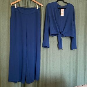 NWT Blue two piece set
